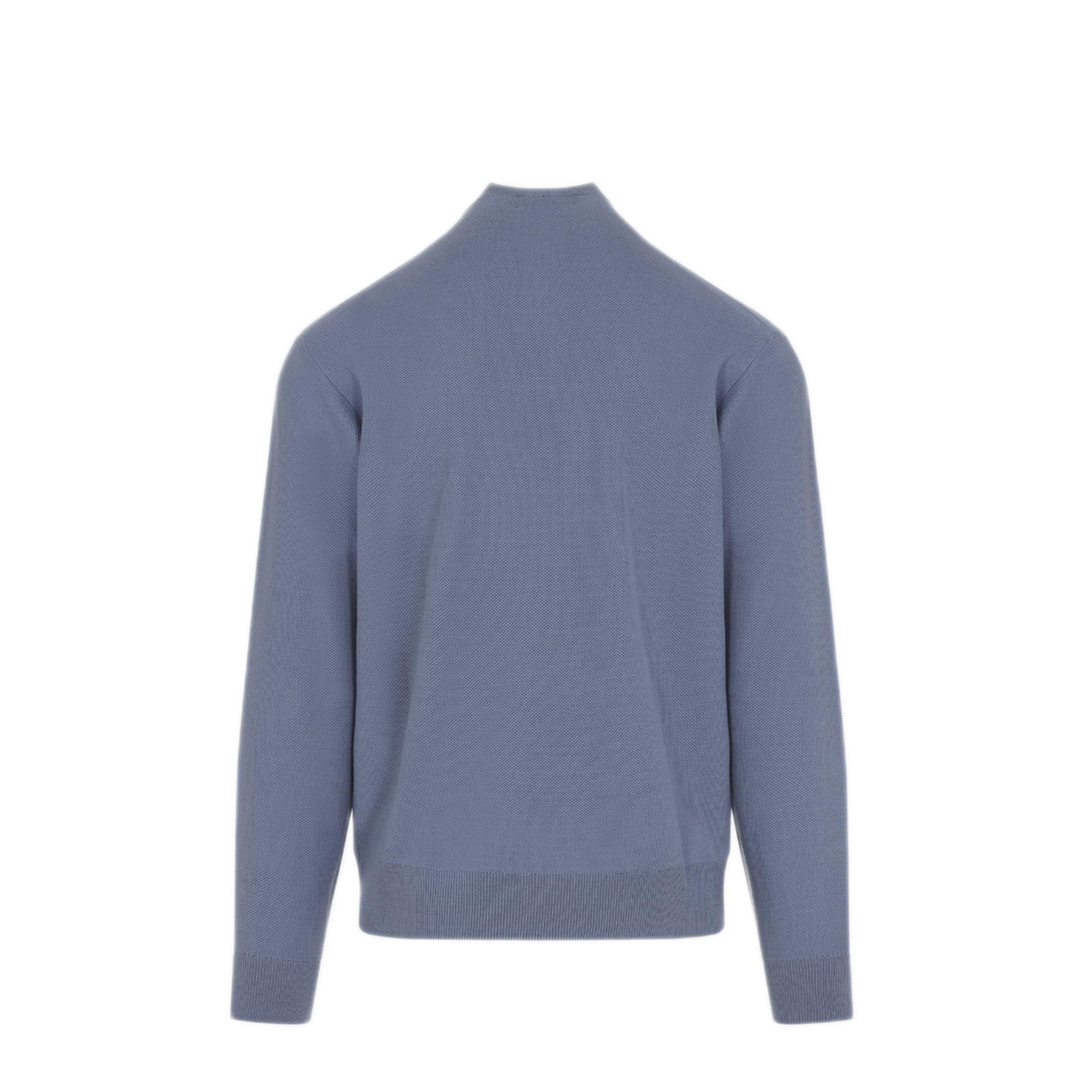 MAYFEYR - RALPH LAUREN PURPLE LABEL - Soft Blue Wool Pullover - 790965745007SOFT
