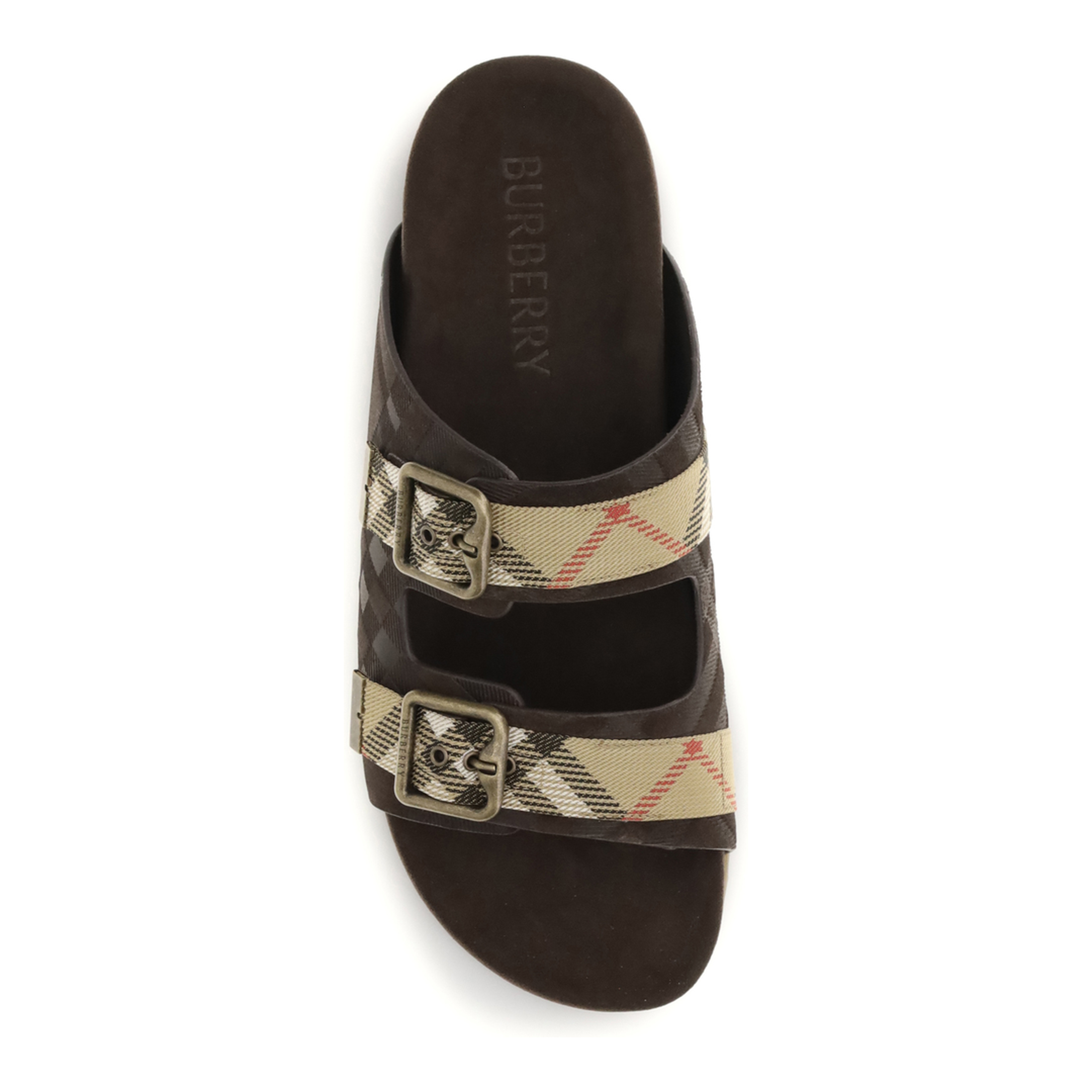 MAYFEYR - Burberry - Check Suede Urchin Sandals - 8118887C1170