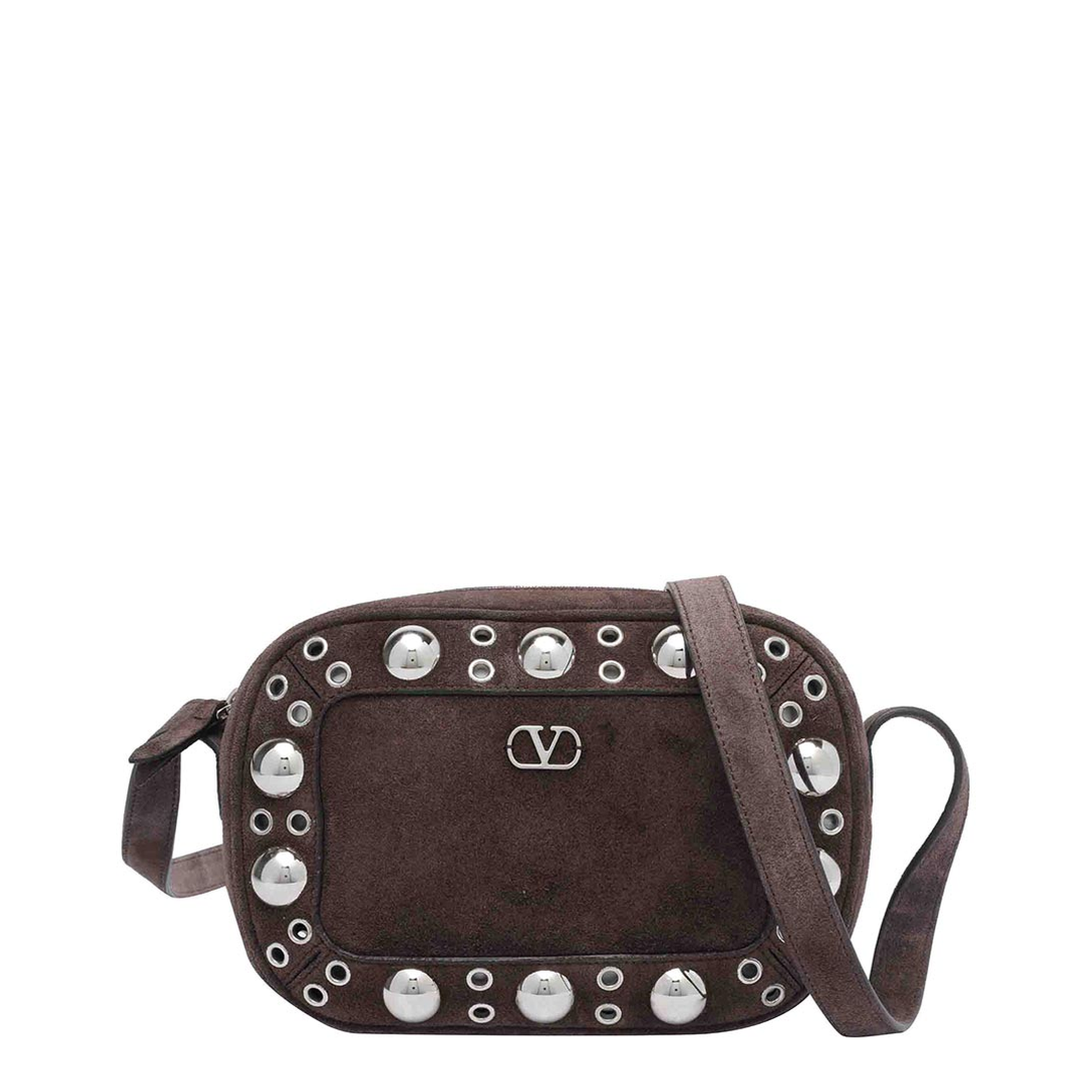 Brown Suede Nellcote Crossbody Bag