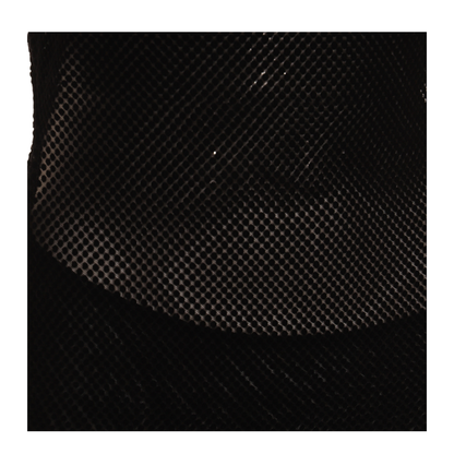 Mesh Dress with Flocked Logo