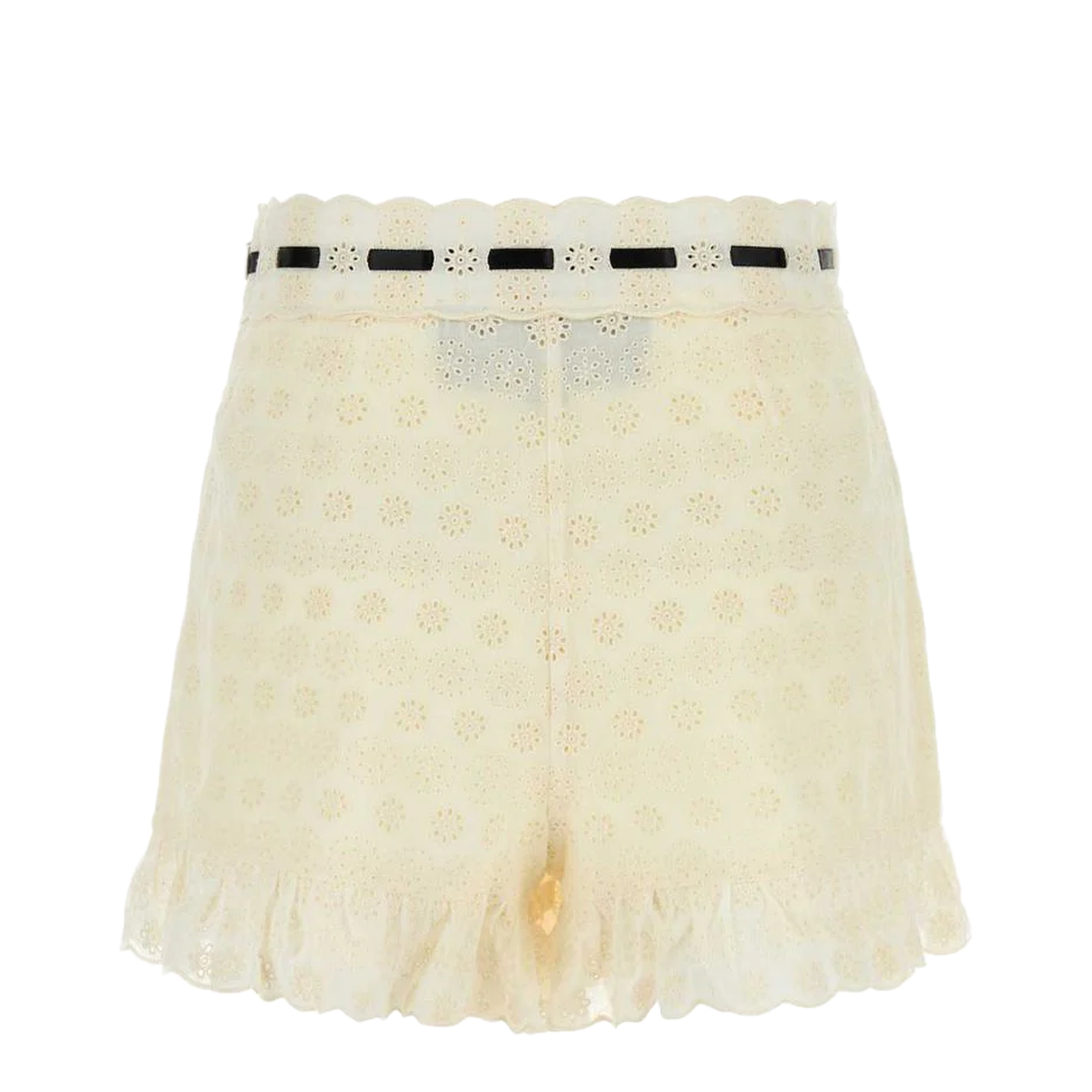 Ivory Lace Shorts