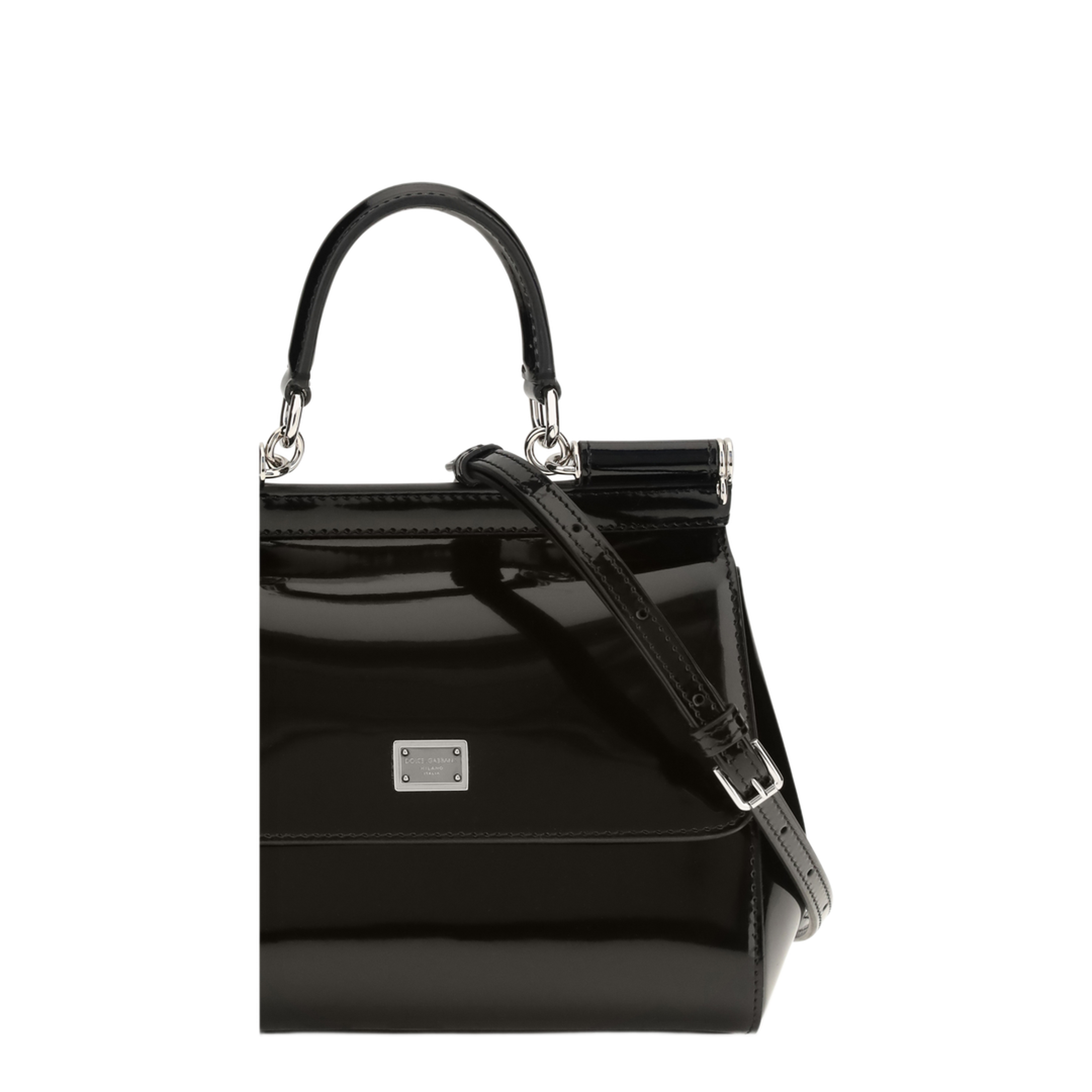 MAYFEYR - Dolce & Gabbana - Small Sicily Glossy Calfskin Handbag - BB6003AI413