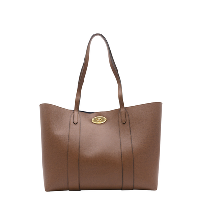 Bayswater Small Small Classic Grain Leather Tote - Oak