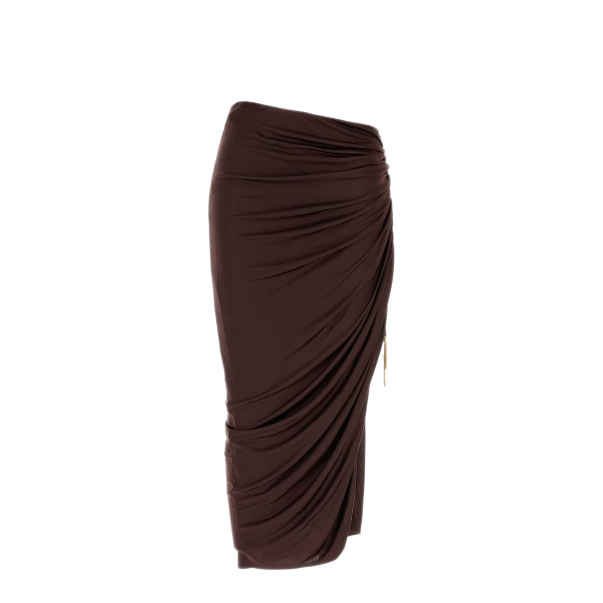 MAYFEYR - Balmain - Draped Viscose Jersey Slit Midiskirt - SK0000000038A51