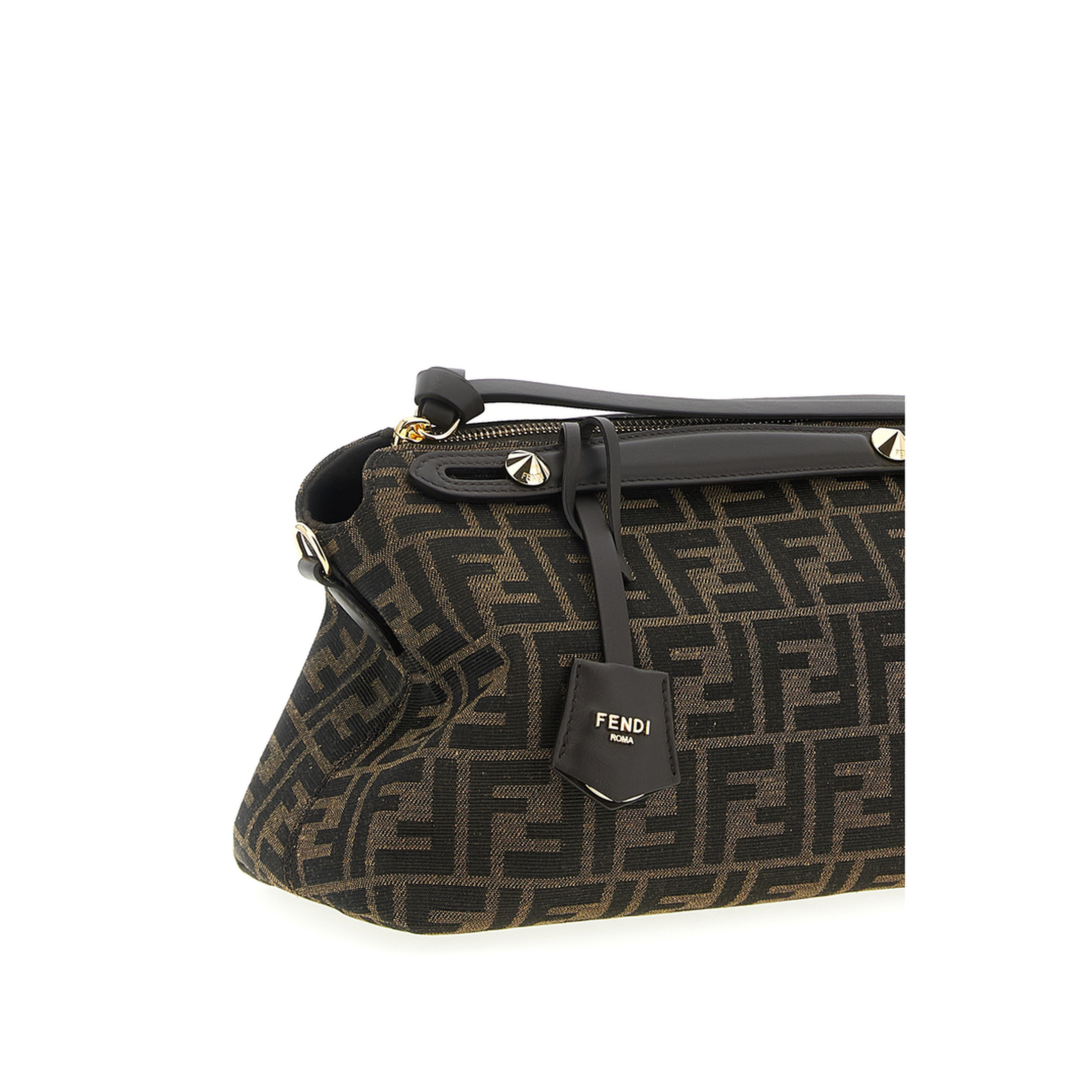 By The Way Medium Jacquard Shoulder Bags - Brown