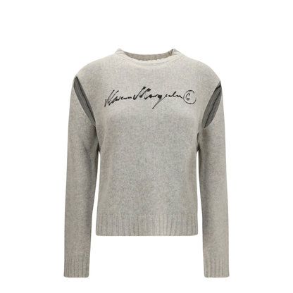 MAYFEYR -  - Knitted Sweater With Logo Lettering - S52HL0065M13288
