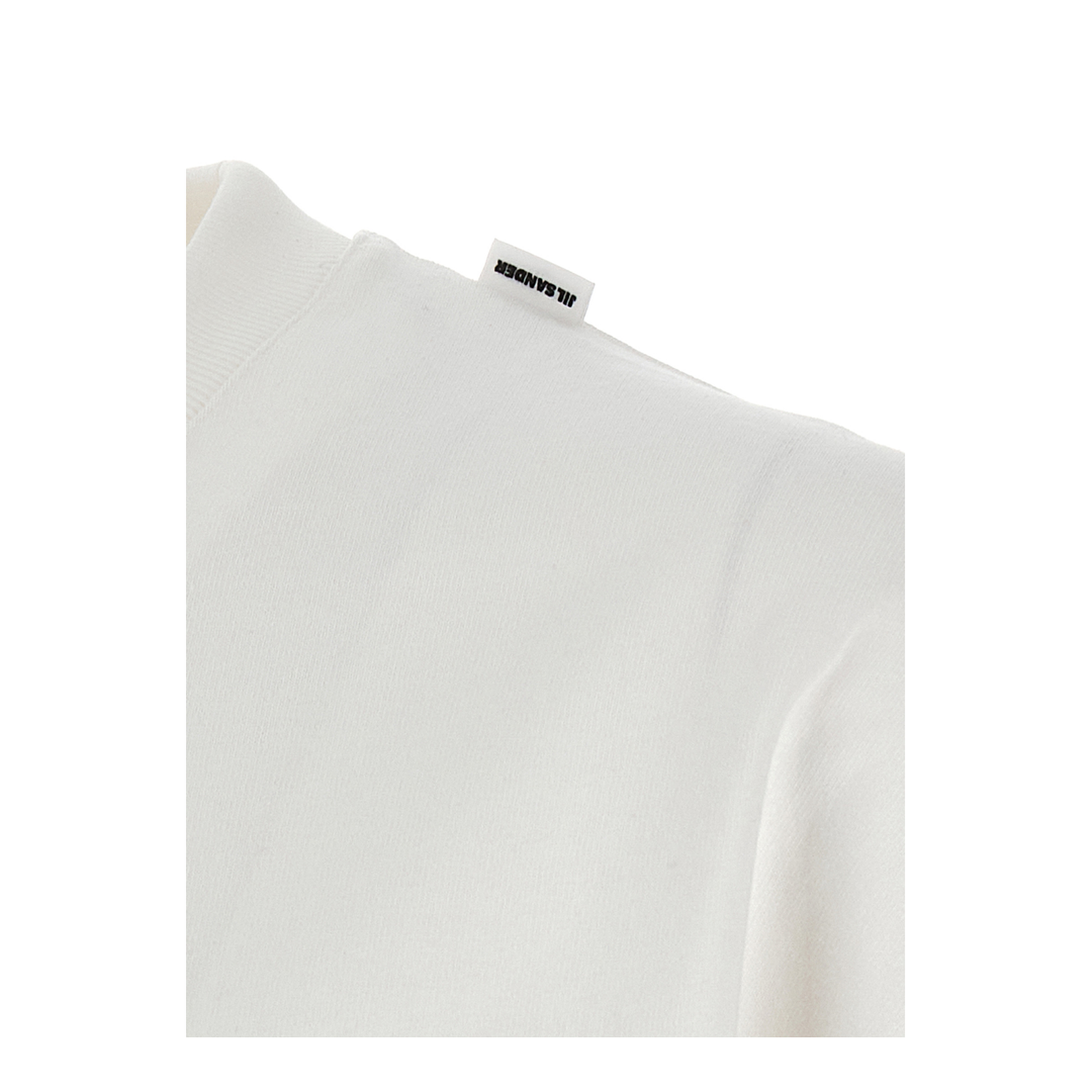 Ivory Cotton Crewneck T-Shirt