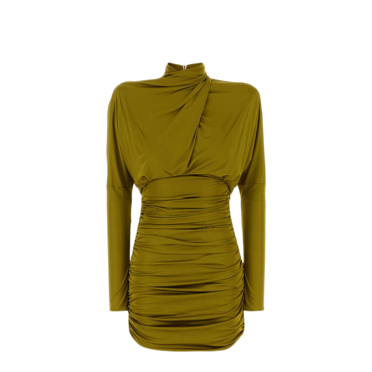 MAYFEYR - Balmain - Open Back Draped Viscose Jersey Dress - DR0000000081A50