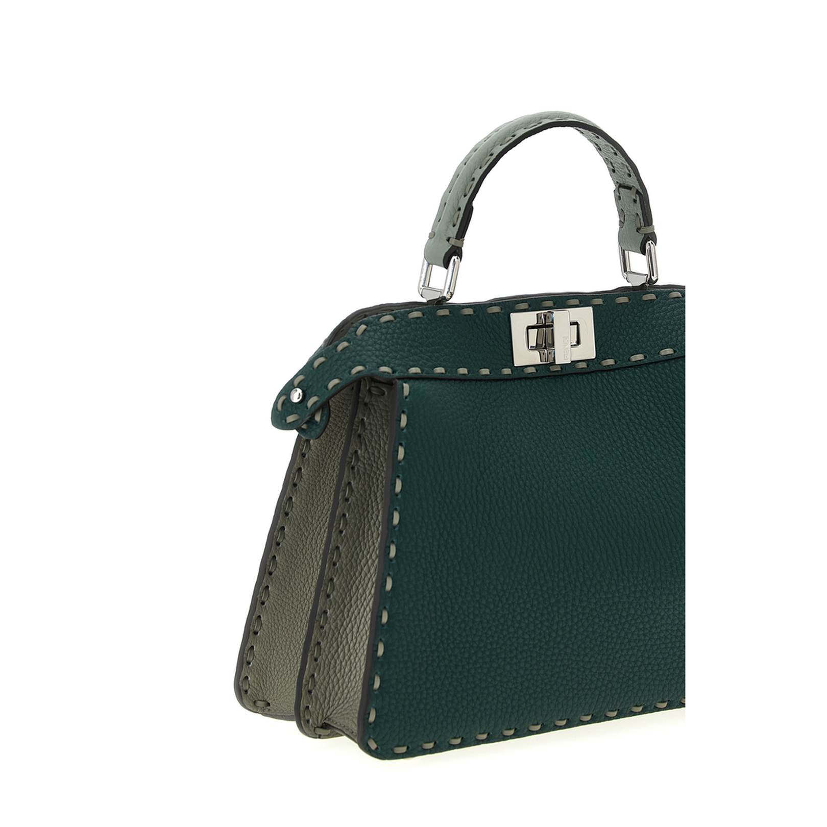 Small Peekaboo Iseeu Tote Bag In Green
