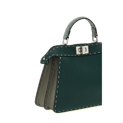 Small Peekaboo Iseeu Tote Bag In Green