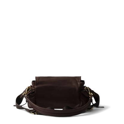 MAYFEYR - Prada - Explore Medium Nappa Leather Shoulder Bag With Flap - 1BD394VNOO2DX8F0038