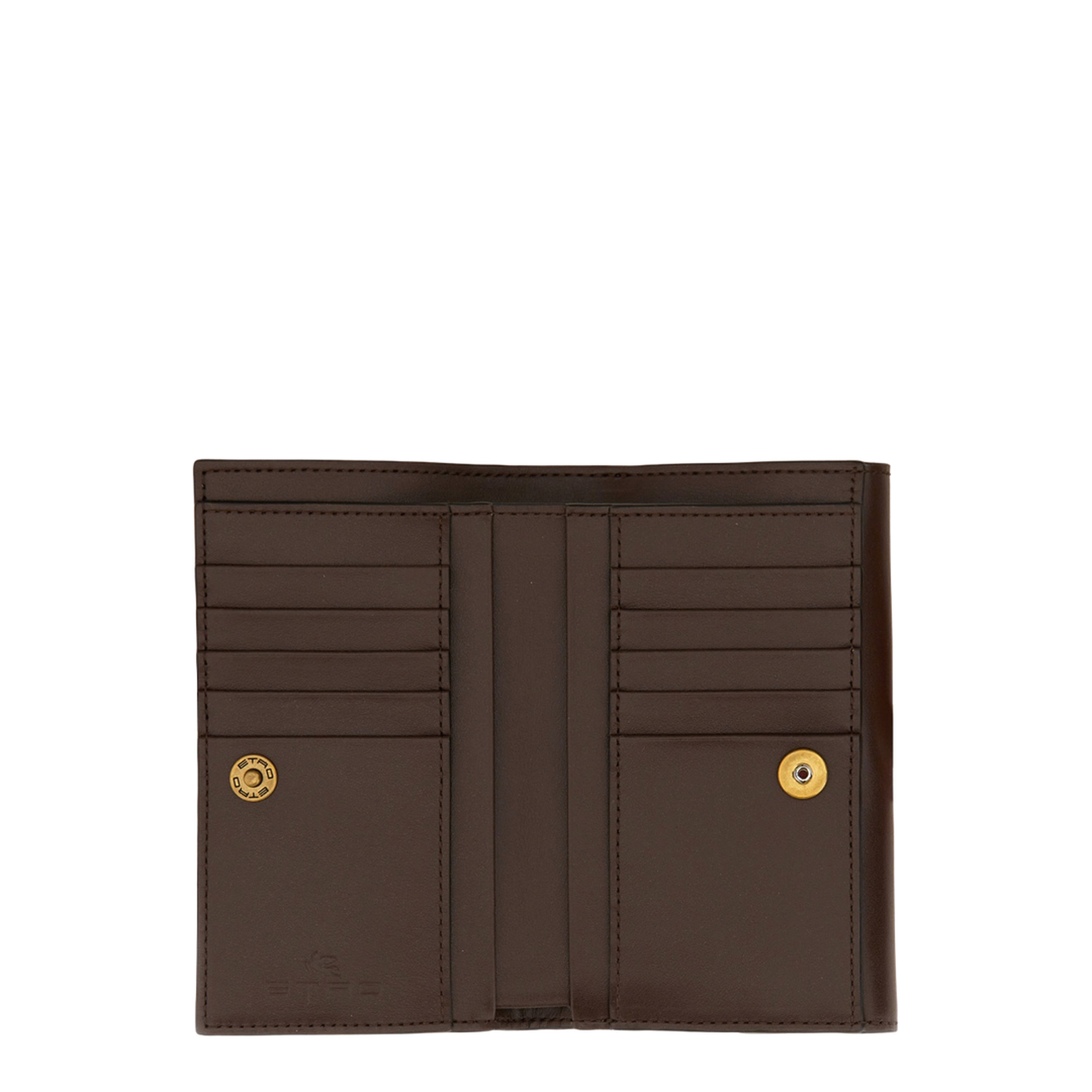 Paisley Wallet with Leather Flap and Coin