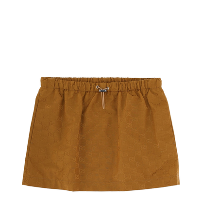 Miniskirt with GG Texture