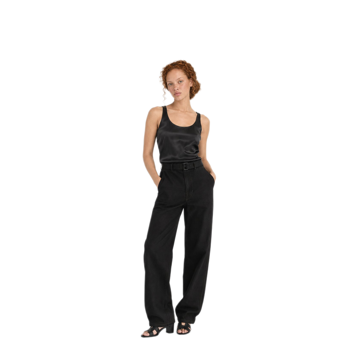 Twisted Belted Pants