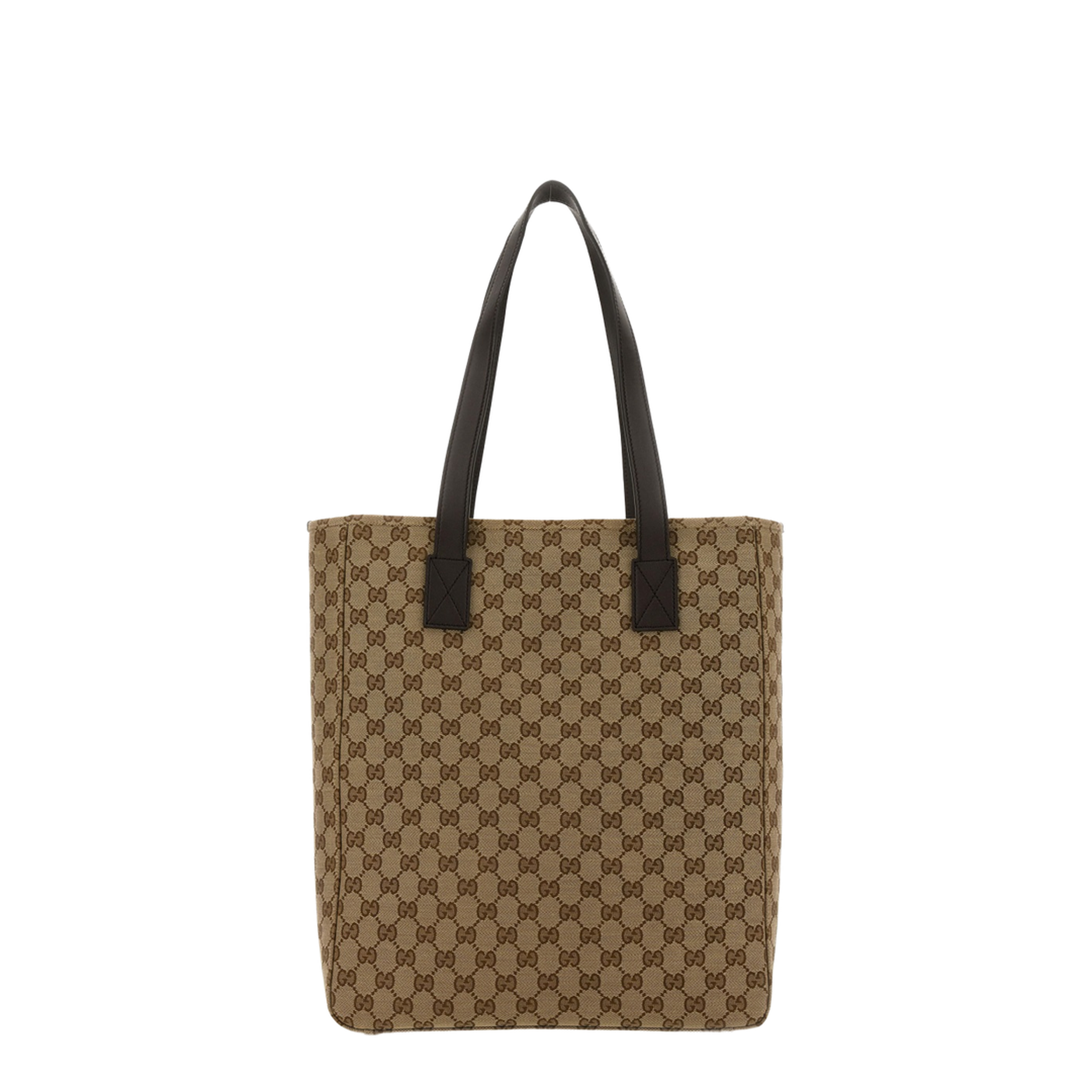 GG Canvas Medium Tote Bags - Beige