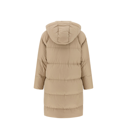 Shiny Zipper Pull Down Jacket