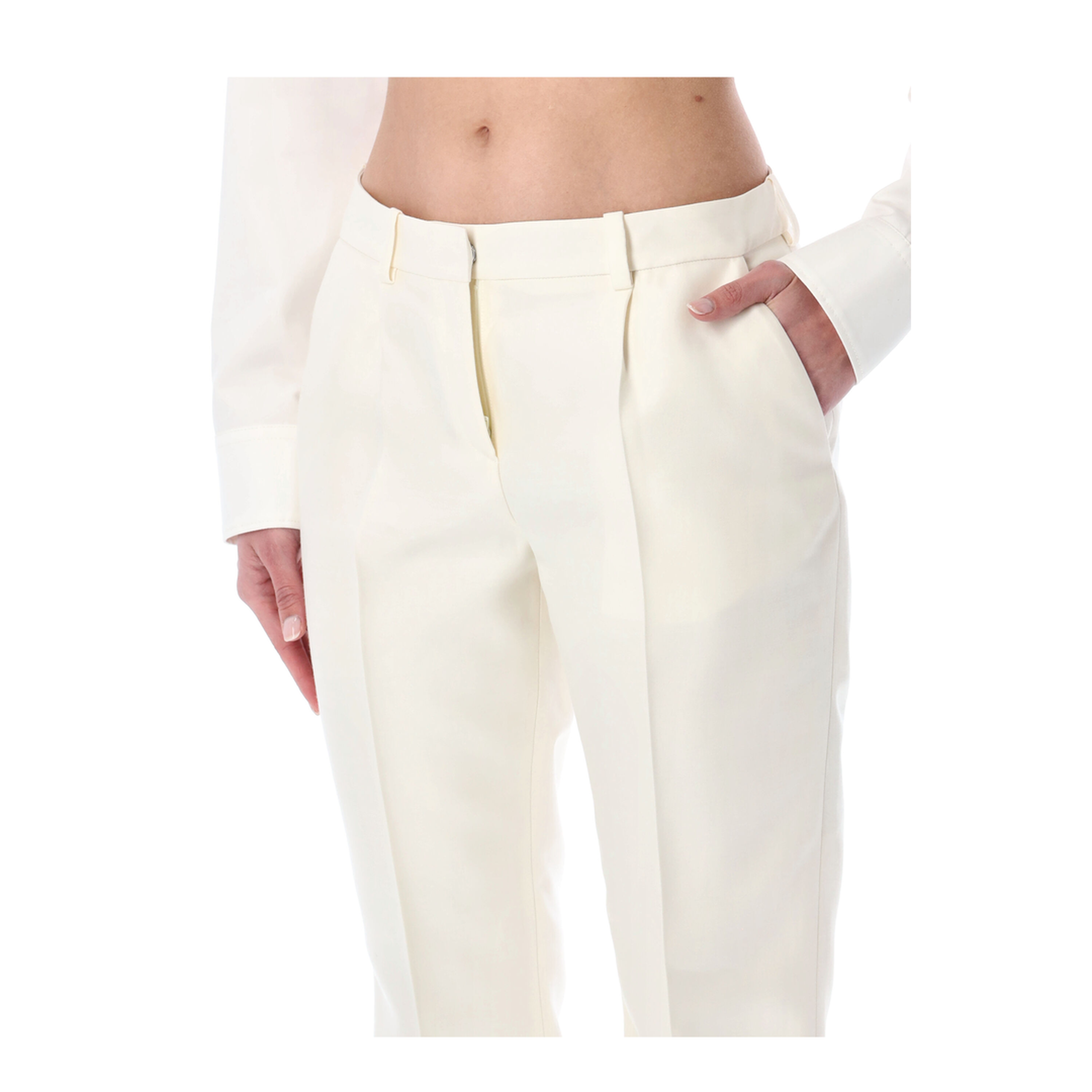 MAYFEYR - Balenciaga - Trousers White - 872125TUT229002