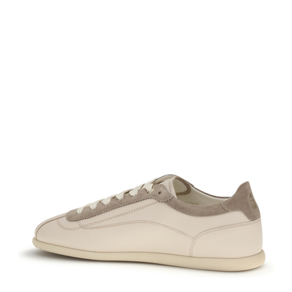 MAYFEYR - Brunello Cucinelli - Leather And Suede Sneakers With Slim Sole - MZULMHD337