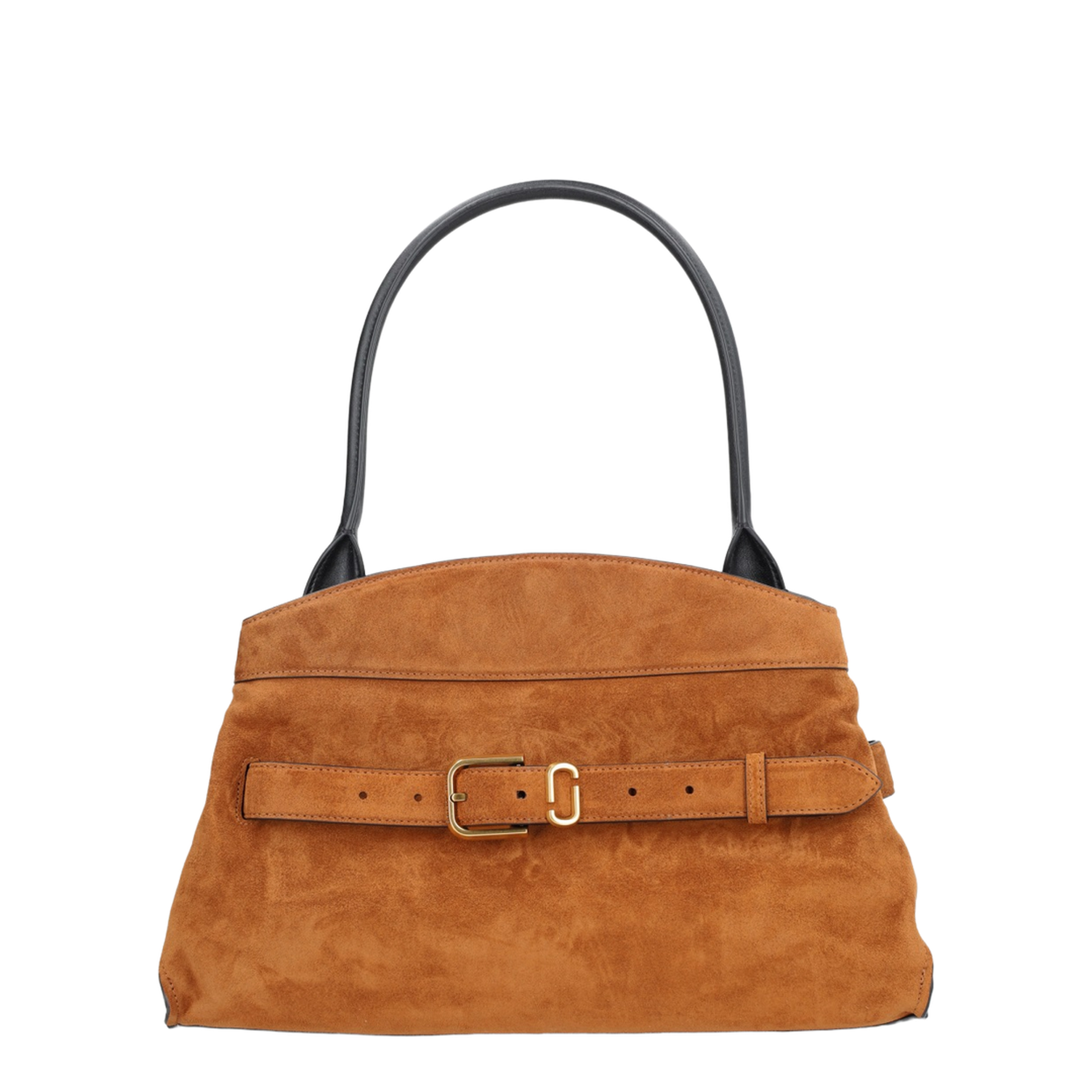 Dakota Large Suede Satchel - Copper
