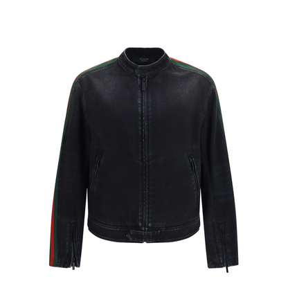 MAYFEYR - Gucci - Cotton Denim Biker Jacket - 872075XDDHQ