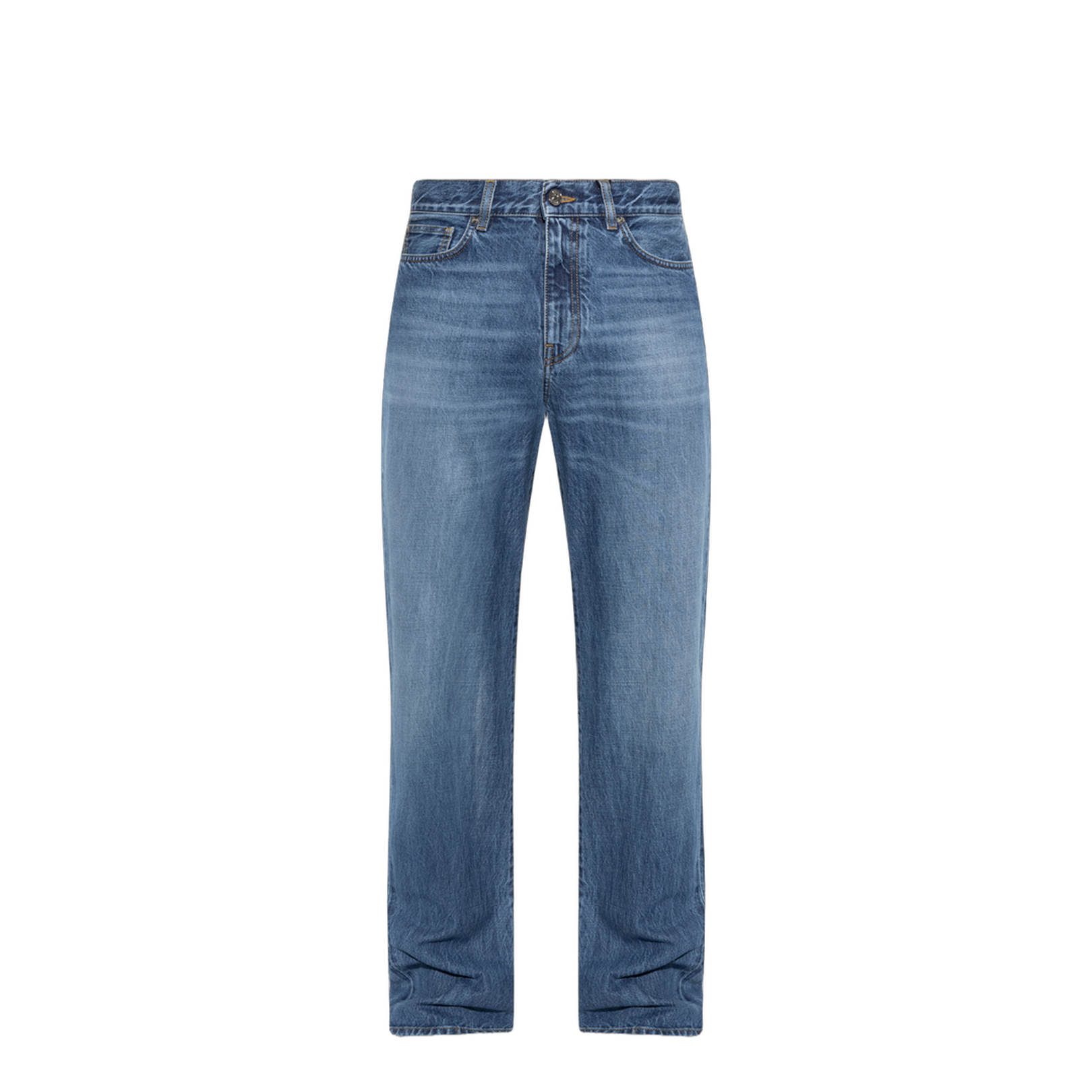 Stone Washed Jeans - Blue