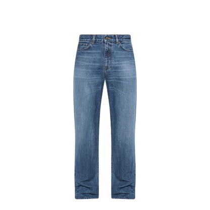 Stone Washed Jeans - Blue
