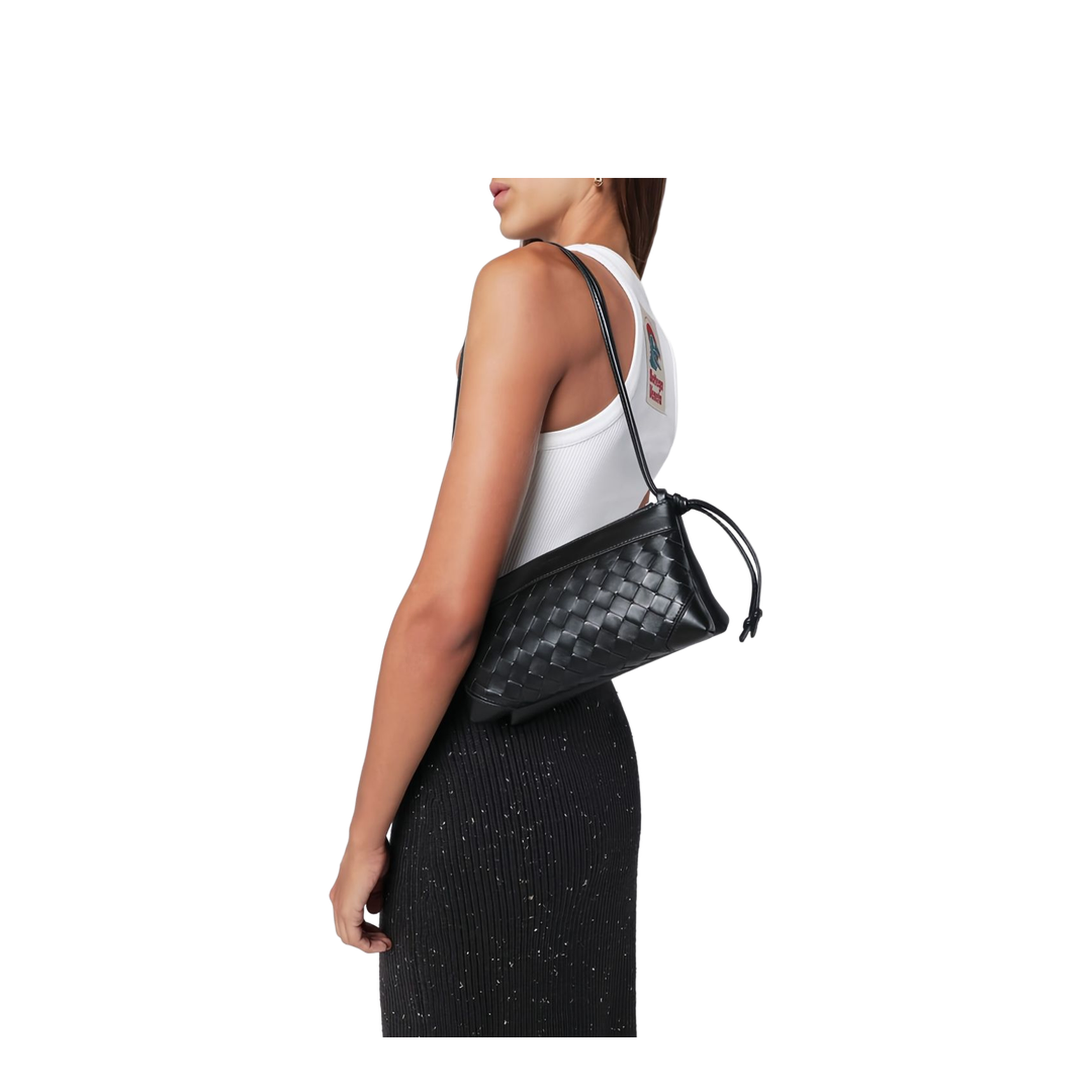 Andiamo Leather Crossbody Bags - Black