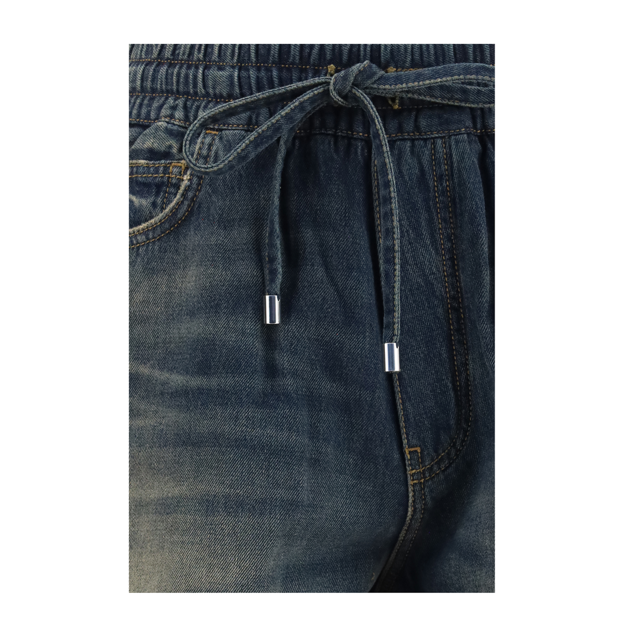 MAYFEYR - Amiri - Drawstring Denim Shorts - AM326SO001001F