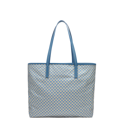 Light Blue Bag in Printed Re-Nylon