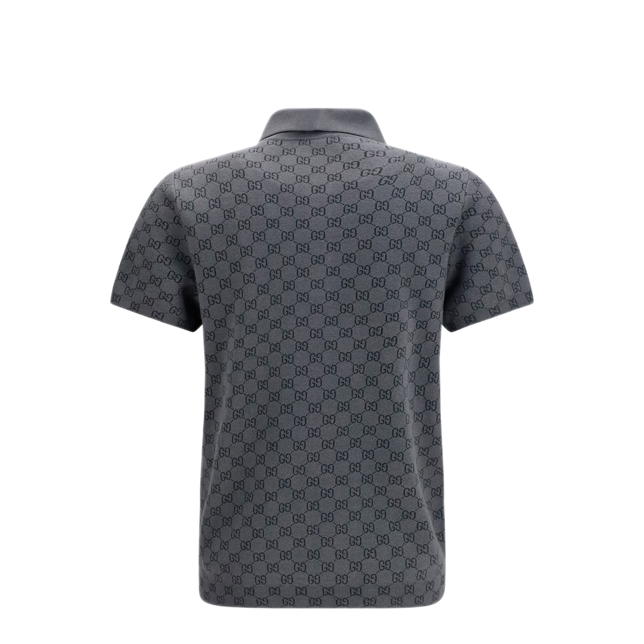 MAYFEYR - Gucci - Gg Jacquard Wool And Silk Polo Shirt - 875483XKFMB1044