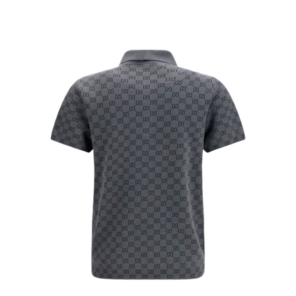 MAYFEYR - Gucci - Gg Jacquard Wool And Silk Polo Shirt - 875483XKFMB1044