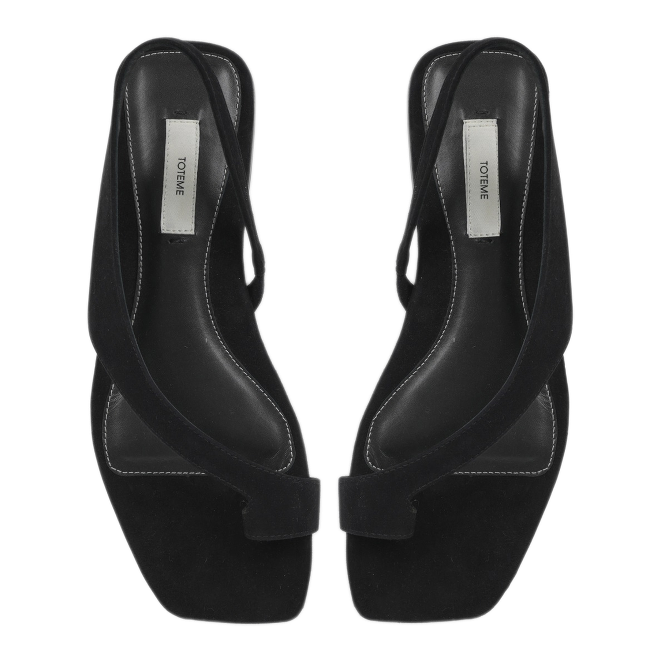 MAYFEYR - Toteme - Suede Sandal - 252WAS0202LE0012BLACK001