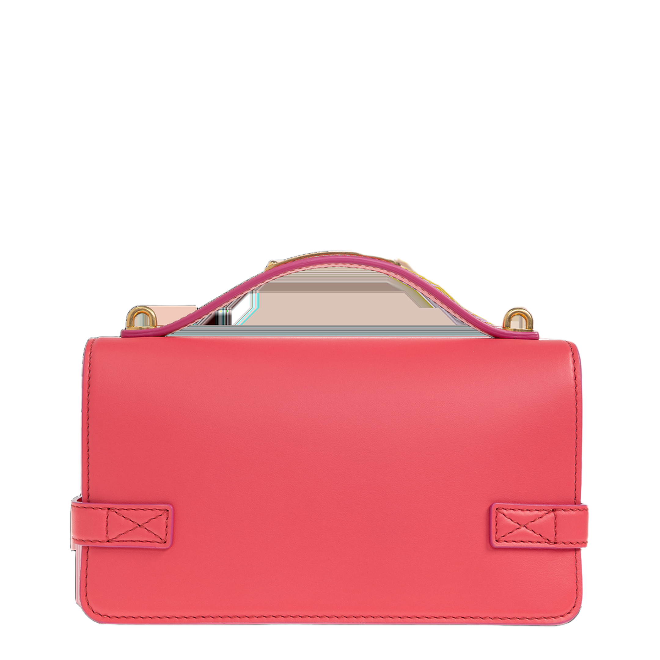 B-Buzz 24 Calfskin Top Handle Bag - Rose Fuchsia