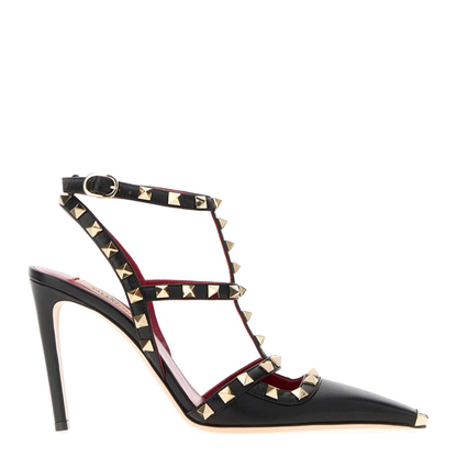 MAYFEYR - Valentino - Ankle Strap Rockstud Pumps - 9W2S0PV4WZD0NO