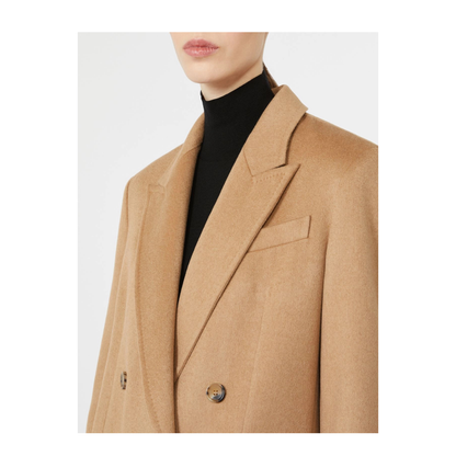 Sable Baby Camel Drap Blazer
