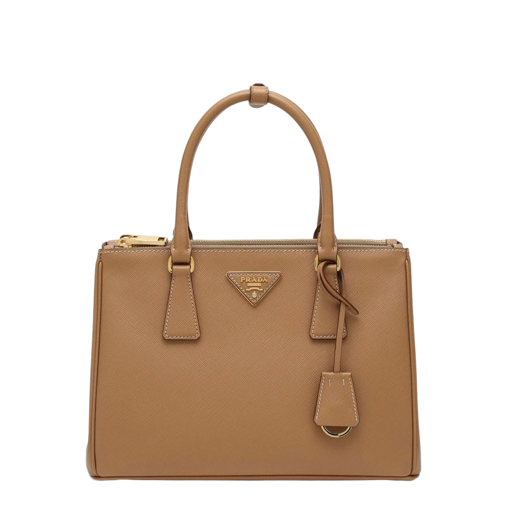 Natural Medium Galleria Saffiano Leather Bag