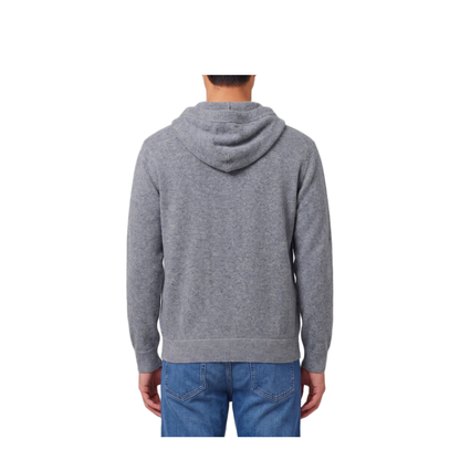 MAYFEYR - Roberto Collina - Merino Wool Zip Sweatshirt In Grey - 263MYB1510718