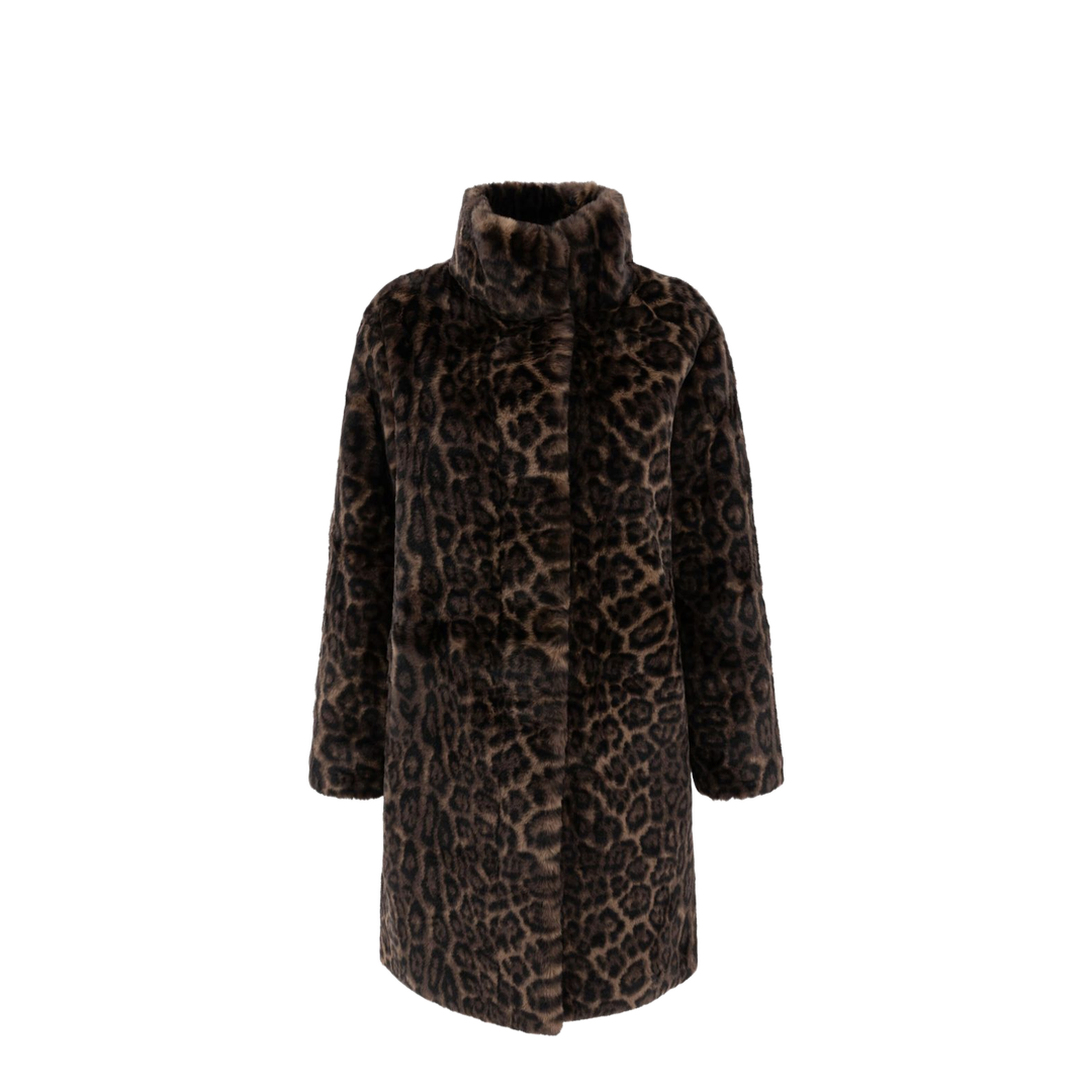 Blair Leopard Mid Length Coat