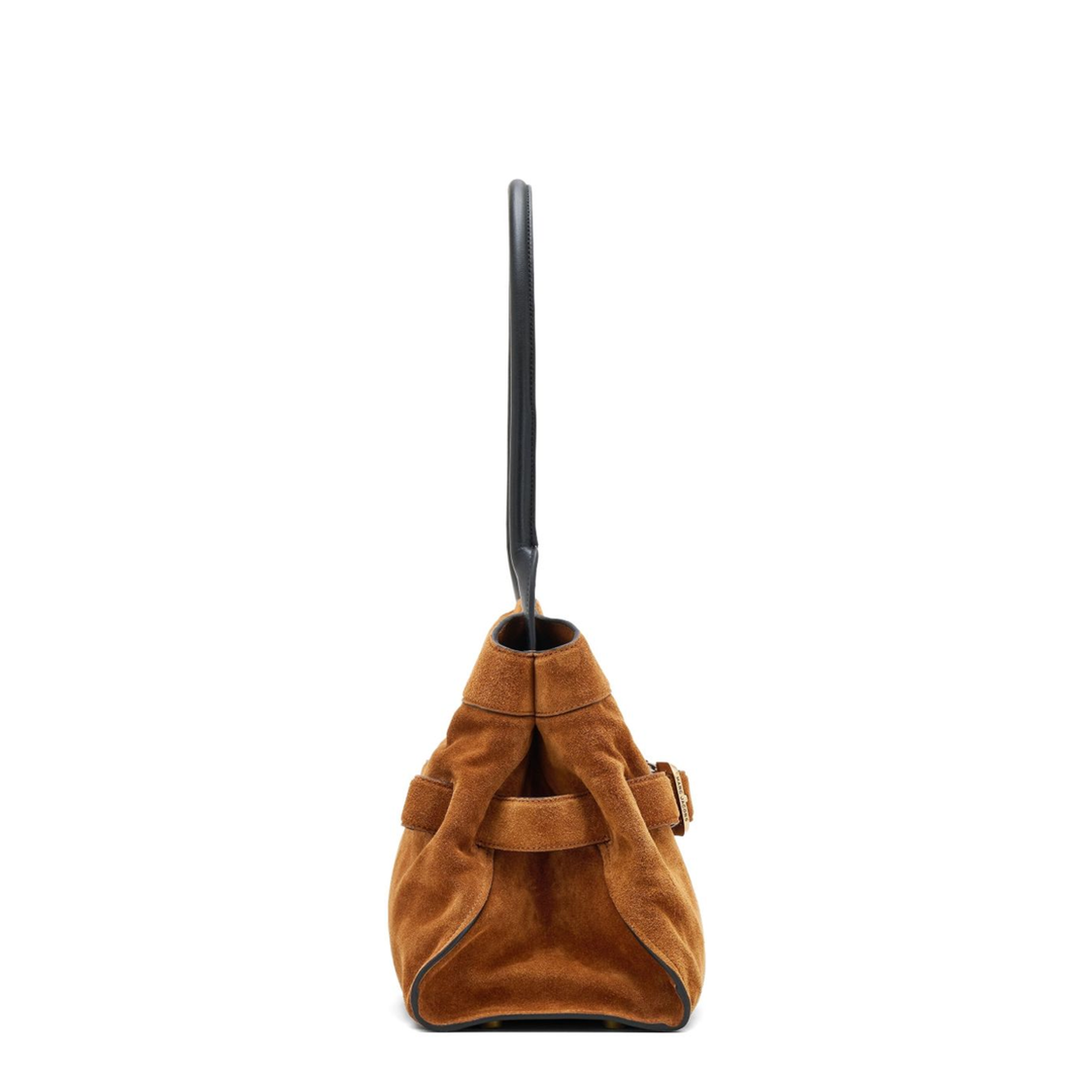 Dakota Large Suede Satchel - Copper