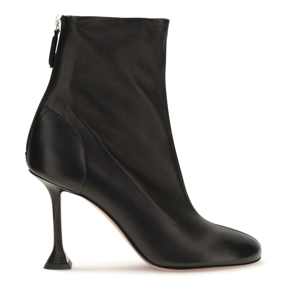 MAYFEYR - Amina Muaddi - Iris Nappa Booties - 13S362814IRIBLACKNAPPA