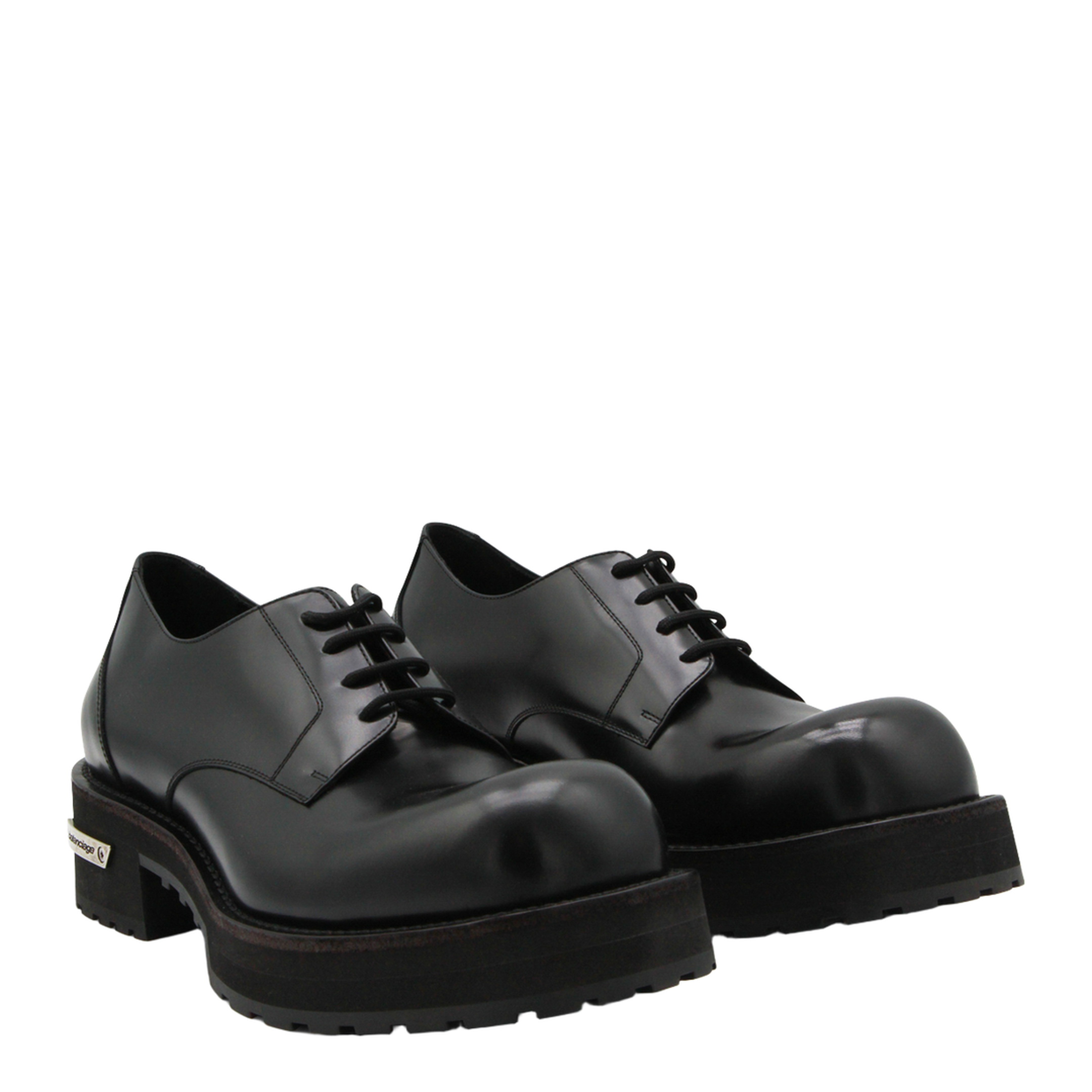 Denom Derby Shoes in Calfskin Leather