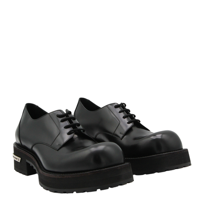 Denom Derby Shoes in Calfskin Leather