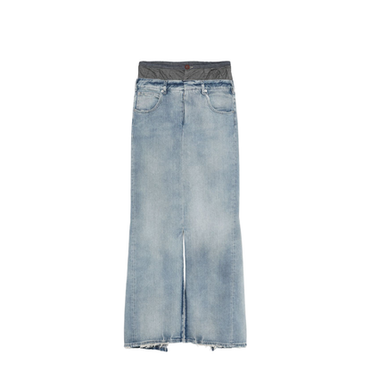 Anonymity of the Lining Denim Skirt