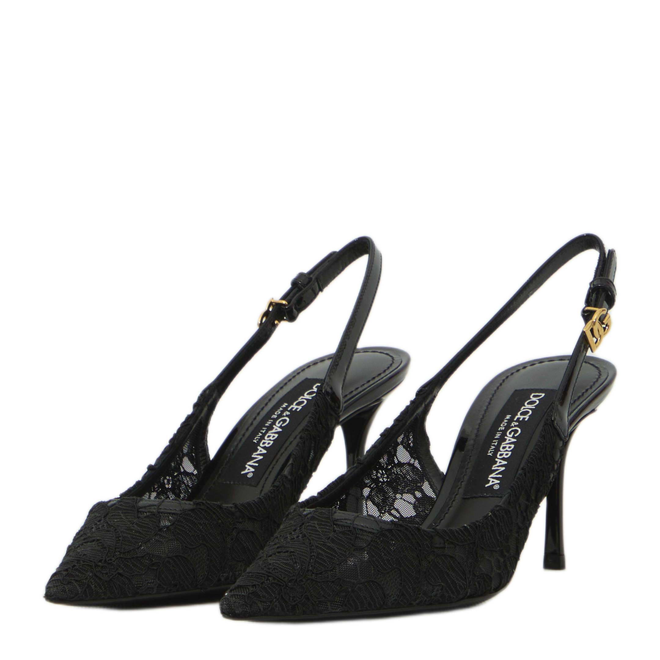 MAYFEYR - Dolce & Gabbana - Taormina Lace Slingback Pumps - CG1049A06108B956