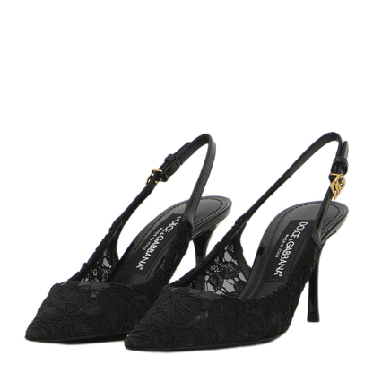 MAYFEYR - Dolce & Gabbana - Taormina Lace Slingback Pumps - CG1049A06108B956