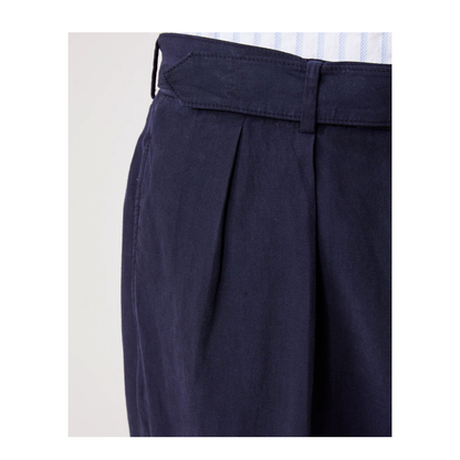 Pierre Cotton-linen Pants In Blue