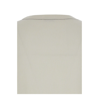 English Rib Cashmere Sweater with Monile