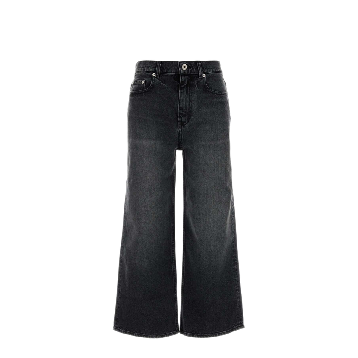 MAYFEYR - Kenzo - Cropped Black Stretch Denim Pants - FF62DP2336C8BS