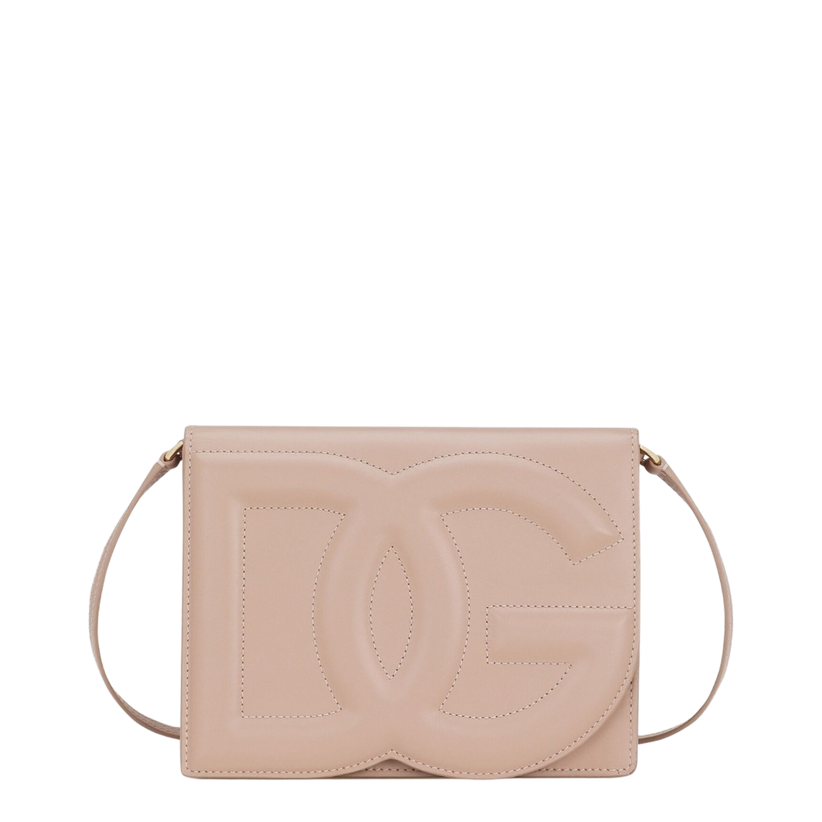 Calfskin Logo Crossbody Bag