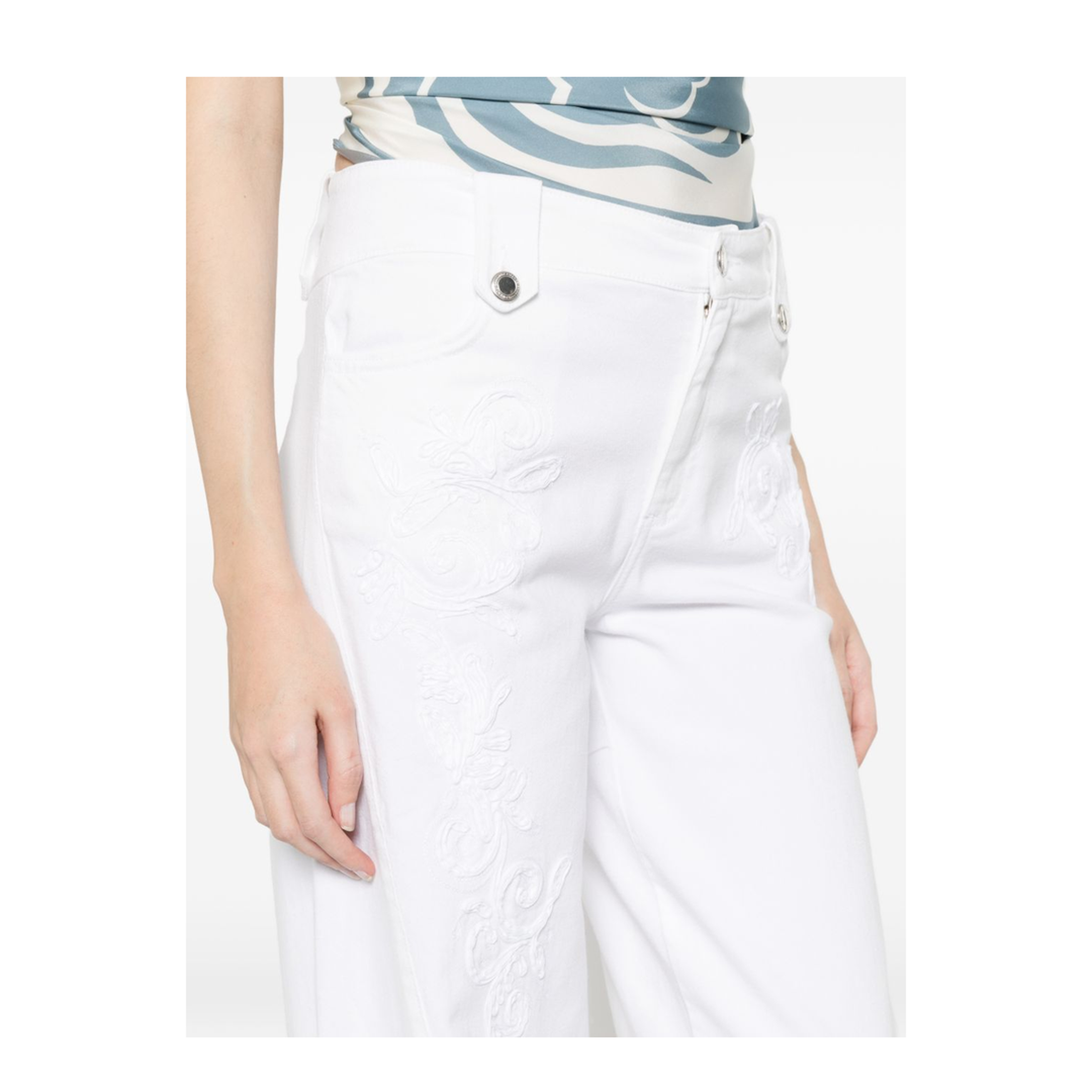 MAYFEYR - Ermanno Firenze - Jeans White - D48EP064REI4MF010